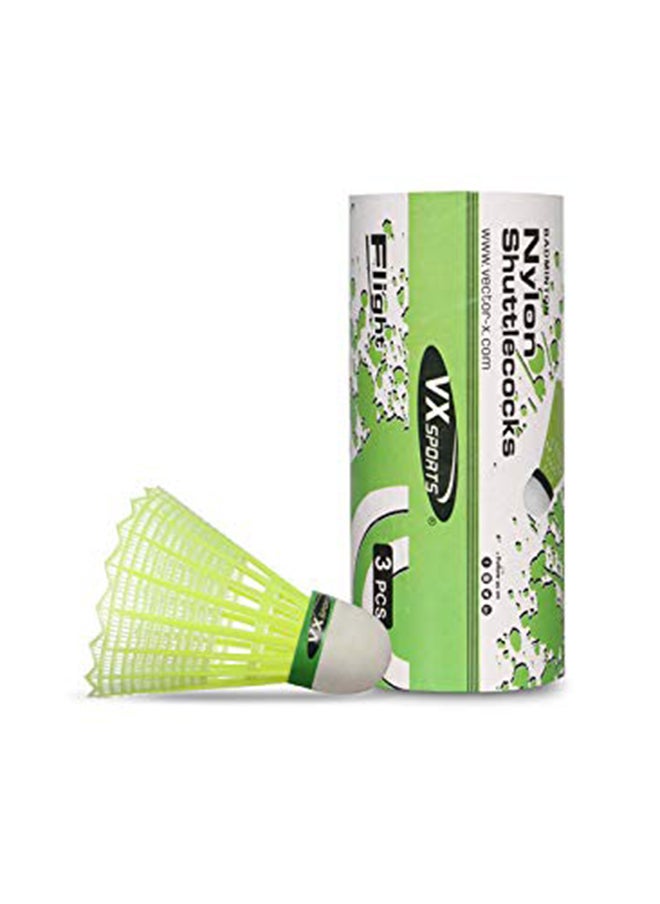 Set of 2 Badminton Racquets for Juniors with 3 Shuttlecocks - Lightweight Aluminium Frame, Isometric Head Shape, Ideal for Beginners, Durable Steel Shaft, Vibrant Multicolour