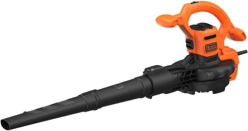 بلاك اند ديكر BLACK+DECKER منفاخ/مكنسة كهربائية/مُقطِّع ثلاثي الوظائف، 2600 واط، سرعة نفخ 315 كم/ساعة، كيس تجميع 40 ��تر، تحرير سريع، مُقطِّع تأثيري فعال، صديق للبيئة، أسود/برتقالي - BEBLV260-GB - Image 3