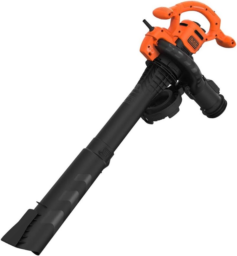 بلاك اند ديكر BLACK+DECKER منفاخ/مكنسة كهربائية/مُقطِّع ثلاثي الوظائف، 2600 واط، سرعة نفخ 315 كم/ساعة، كيس تجميع 40 ��تر، تحرير سريع، مُقطِّع تأثيري فعال، صديق للبيئة، أسود/برتقالي - BEBLV260-GB - Image 2