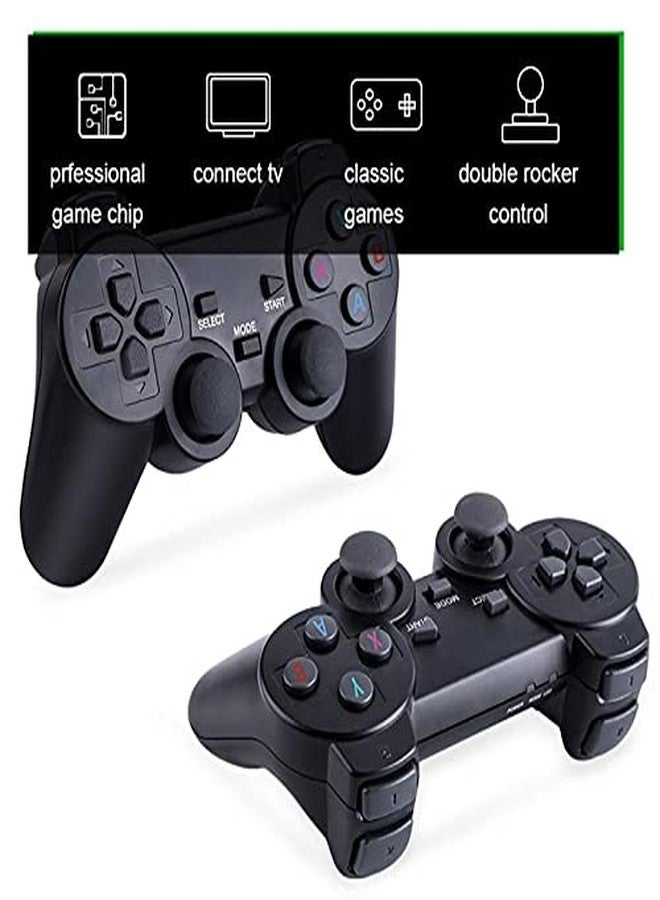 GSH Wireless 4K Video Game Console Stick with built-in Retro Classic Games + Gamepads - Image 3