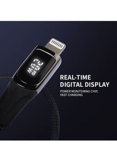 CALK Fast Type-C to Lightning Charging Cable for iPhone and other Apple Devices with Digital Display  - Image 3