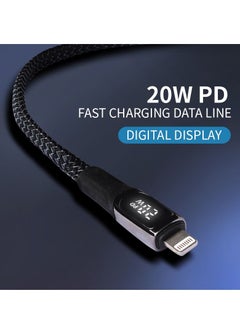 CALK Fast Type-C to Lightning Charging Cable for iPhone and other Apple Devices with Digital Display  - Image 4