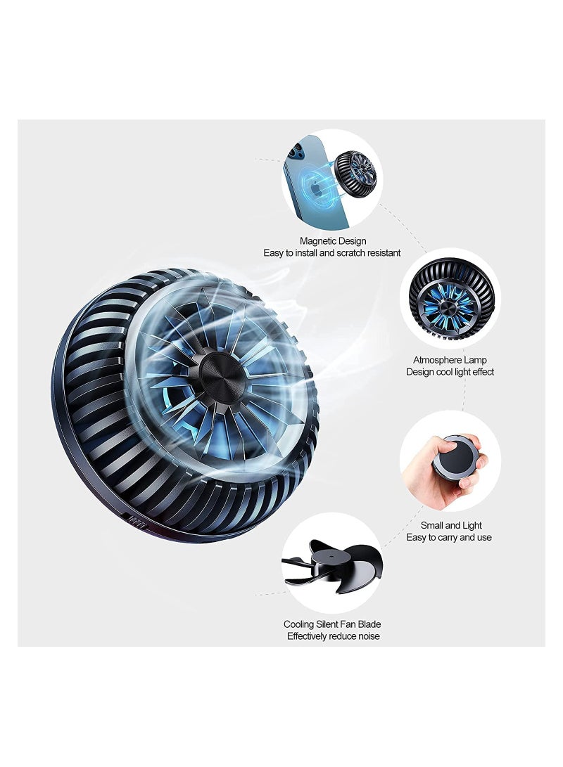 Loquat Magnetic Phone Cooler Semiconductor Refrigeration Phone Cooling Fan Portable Suitable for All Types of Mobile Phones Above 4.5 Inches - Image 4