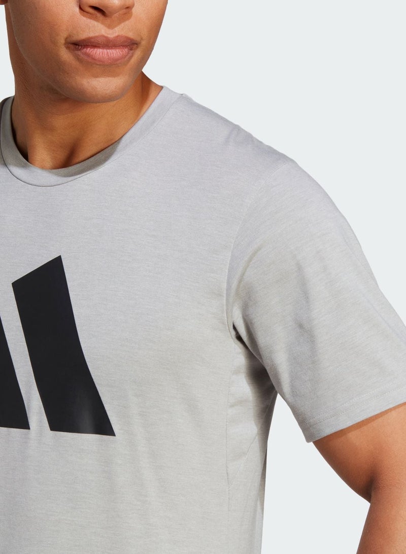 Adidas تي شيرت بشعار TR-ES FR MGREYH/أسود - Image 3