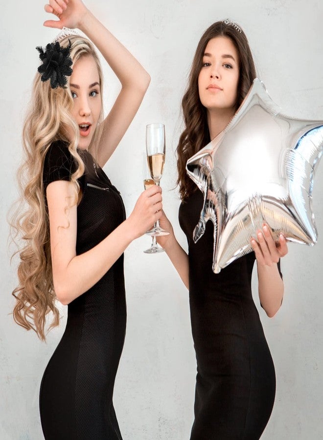 Sibba Flower Hats Clip Tea Party Corsage Hairpin Barrette Black Floral Feather Hair Pin Butterfly Valentines Day Christmas Halloween Dresses Set Women Girl Travel Bridesmaids Bride Wedding Prom - Image 4