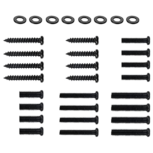 Maozhren Universal TV Stand Screws and Washers for TV Stand Legs Screws Kit for Westinghouse JVC Pioneer Philips Roku TV Mount Screws Kit, Universal TV Leg Screws, Includes Screws, Washers - Image 1