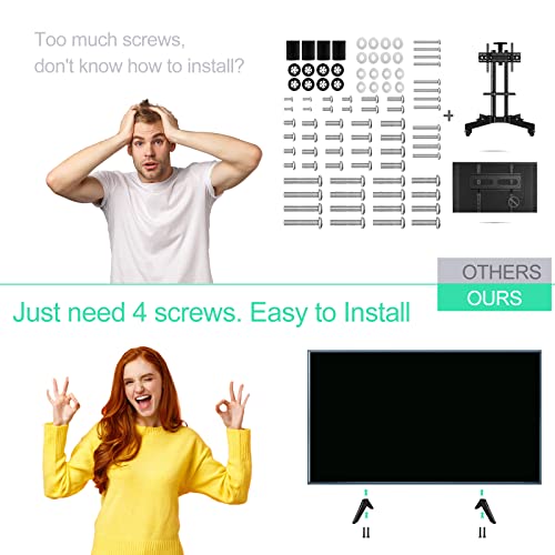 Maozhren Universal TV Stand Screws and Washers for TV Stand Legs Screws Kit for Westinghouse JVC Pioneer Philips Roku TV Mount Screws Kit, Universal TV Leg Screws, Includes Screws, Washers - Image 3