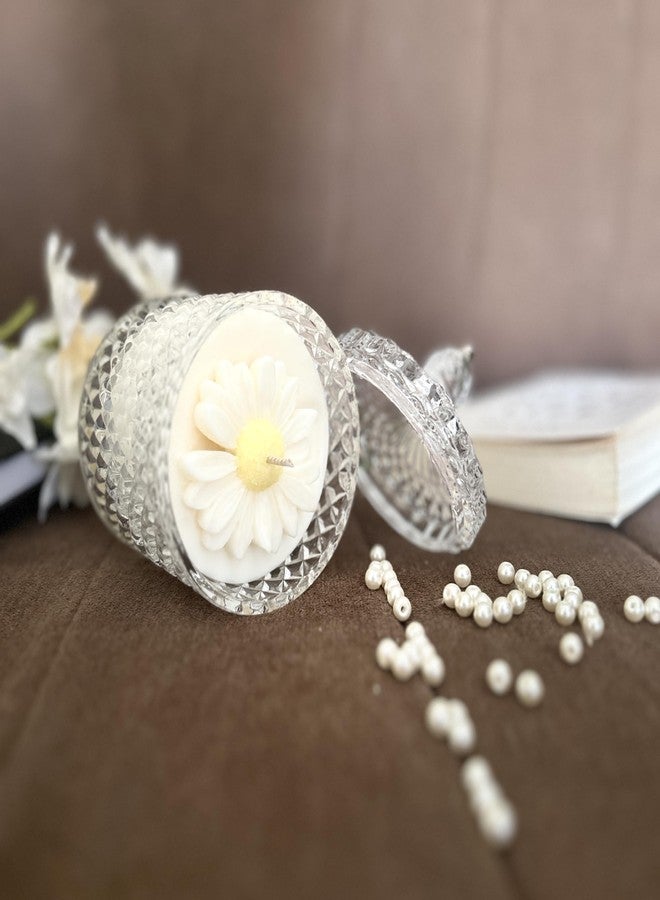 شمعة معطرة من بيكنوك برائحة نسيم الحديقة، معطرة في مرطبان كريستالي | شمعة عضوية بغطاء | قطعة ديكور منزلي فاخرة، شمعة معطرة في مرطبان كريستالي (لافندر) - Image 5