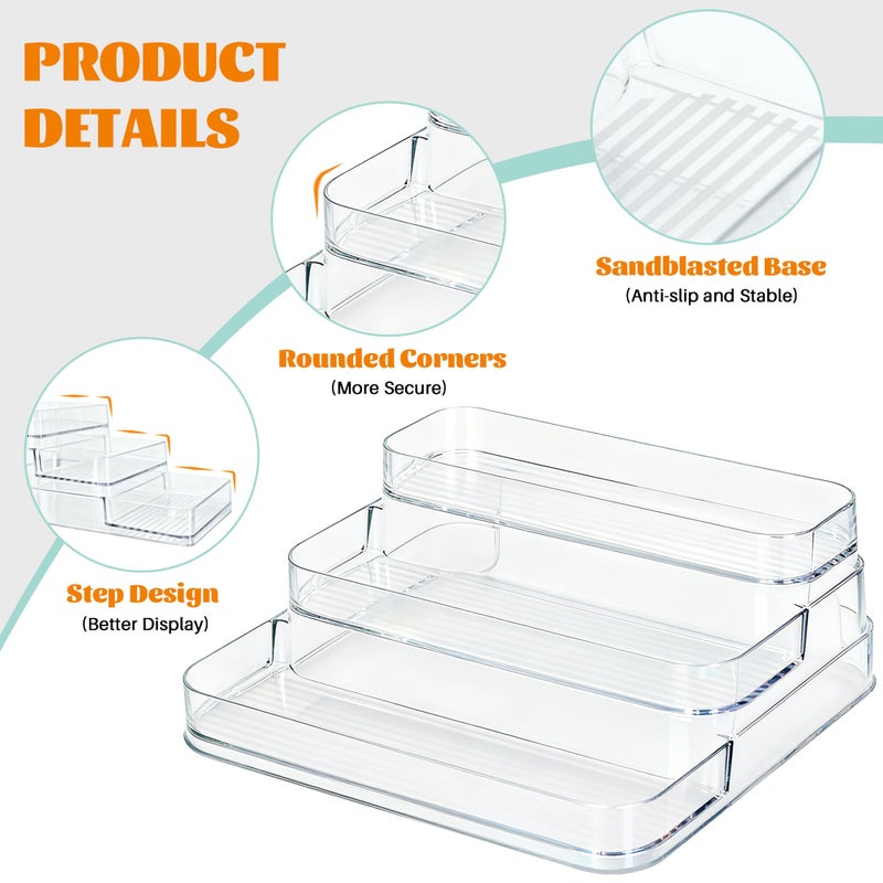 JOYMOMO 3 Tier Mini Brand Storage Case, 2 Pack Dustproof Display Case for Mini Brand Organizer - Image 5