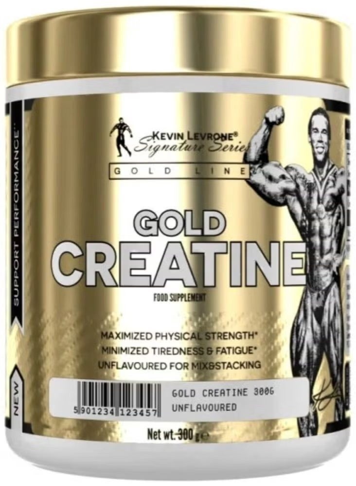 KEVIN LEVRONE Gold Creatine Unflavoured 300g | Premium Creatine for Athletes