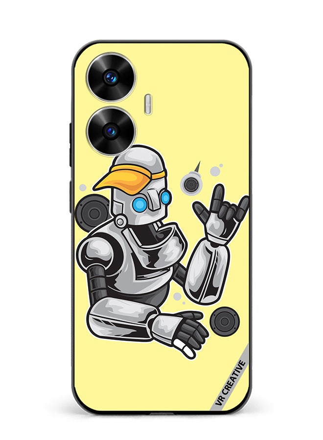 VR CREATIVE Protective Case Cover For Realme C55 Cool Robot Design Multicolour - Image 1