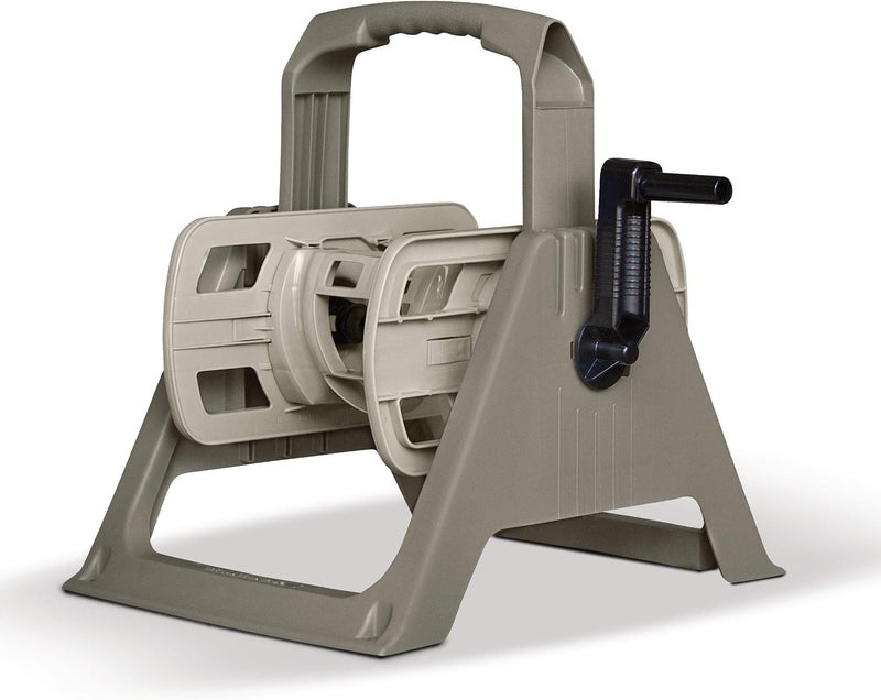 suncast Suncast 100 ft Portable Wall Mount Garden Hose Reel Taupe  - Image 1