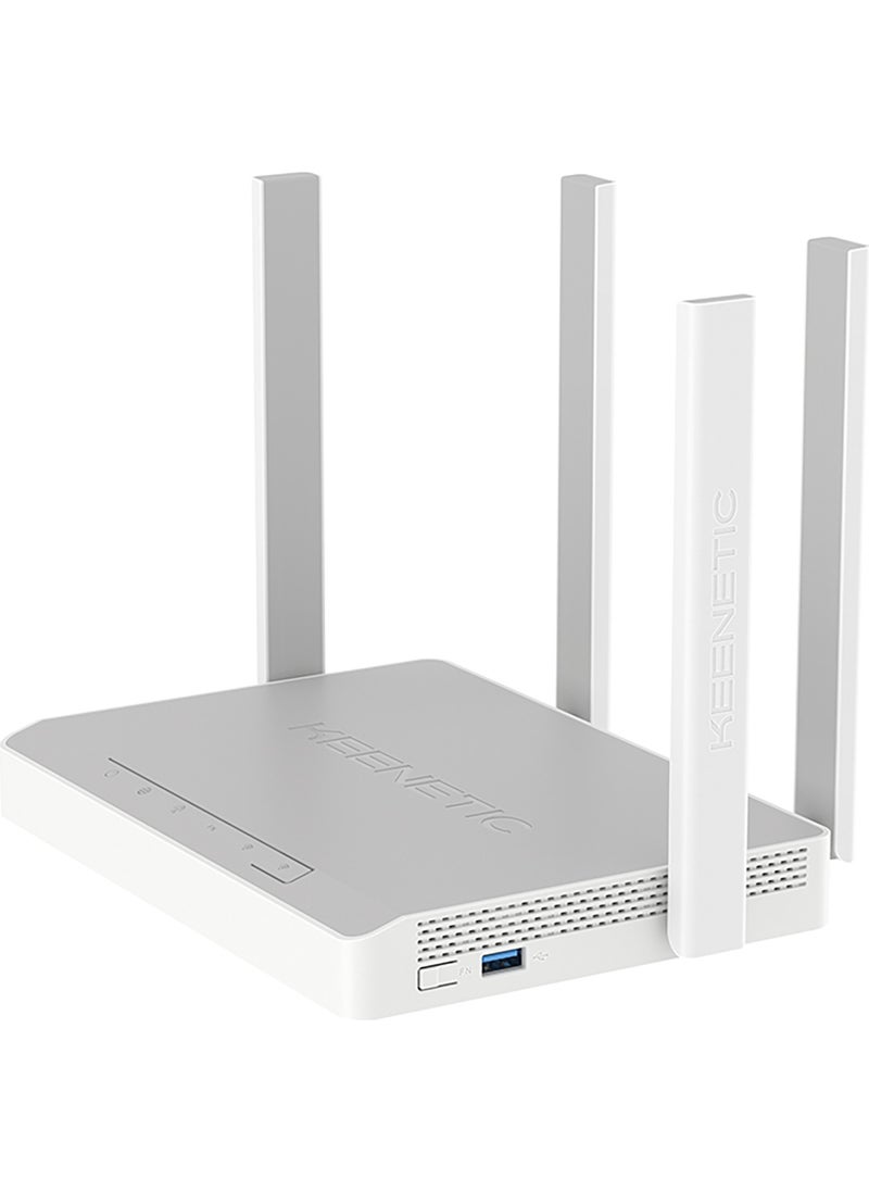 Keenetic - Hero 4g+ AX1800 Mesh Wi-Fi 6 4g/lte Cat.6 SIM Card Insertable Modem Router, Fiber Supported Gigabit Ethernet Ports and USB 3.0 Port - Image 1