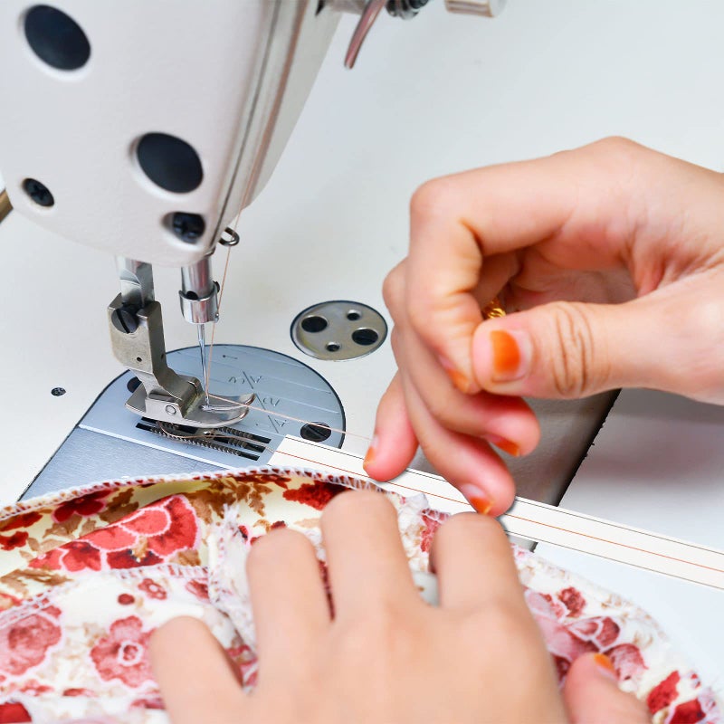 Outus 2 Rolls Diagonal Seam Tape for Quilting Diagonal Seam Tape for Sewing Machine, Seam Guide Tape Sewing Diagonal Seams Instruction Tool(2 Rolls) - Image 5