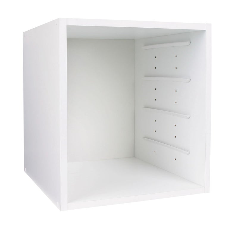 ArtBin 6855SC Super Satchel Cube - 15.5 x 16.75 x 15.625 in. Arts and Crafts Supply Storage with Pre-Drilled Holes, 6 Rail Set, Customizable, White - Image 2