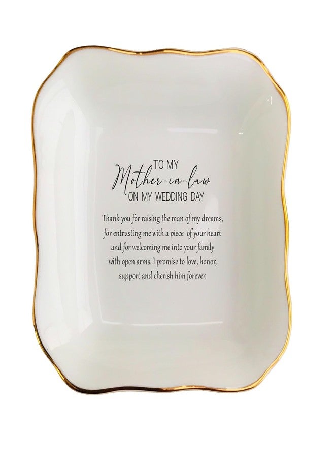 BAT TRANG Ceramic Mother In Law Gift Jewelry Dish, Wedding Gifts For Mother Of The Groom, Gift From Bride - Image 1