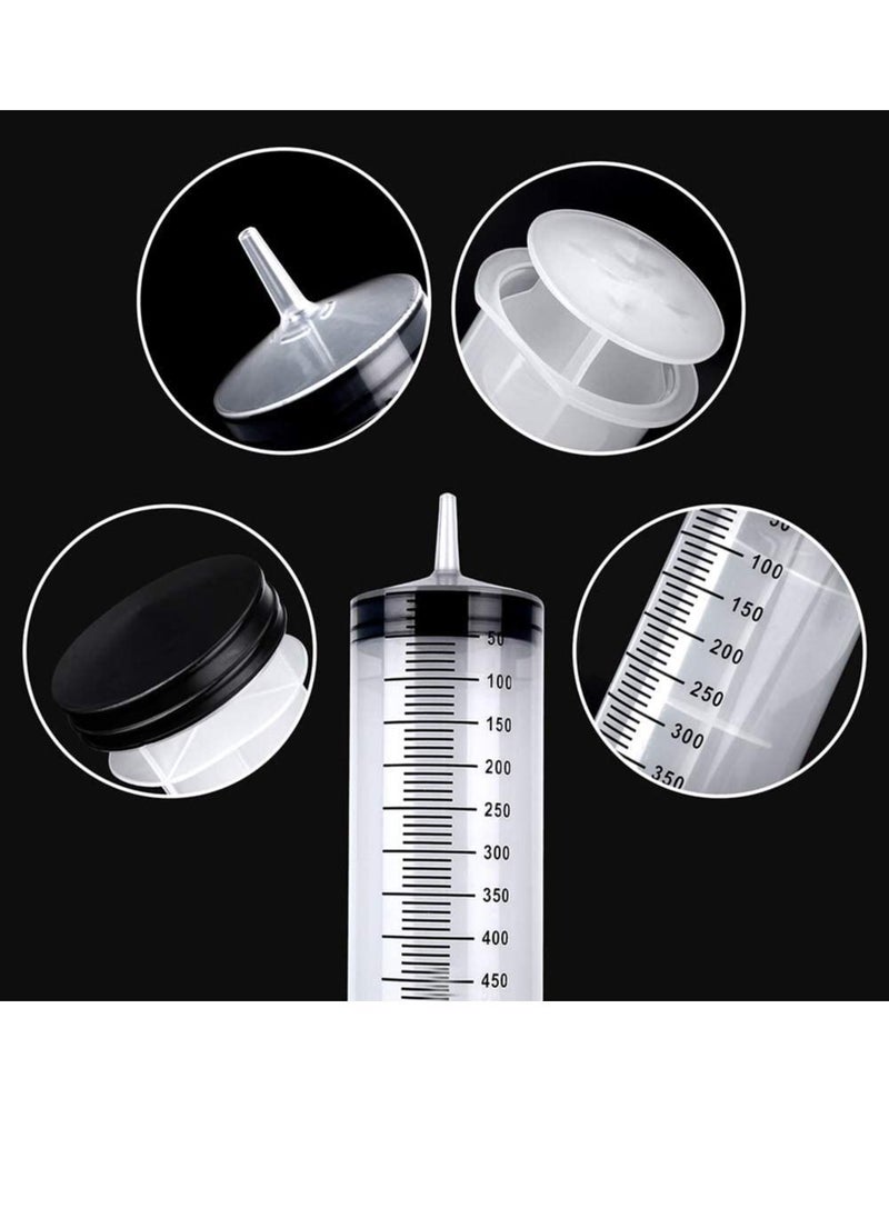 Generic - Plastic Syringe with Tube 500ml Extra Large Syringe with Tubing and Tip Adapter Safe and Individually Sealed Ideal for Industrial Use Science Labs Watering Glue Dispensing Horse Feeding - Image 1