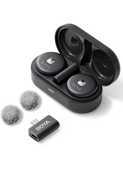 BOYA BOYA Wireless Lavalier Microphone for USB C Android Smartphone Clip on Microphone for Type C Tablet External Mini Lapel Mic for iPhone 15 for Podcast Video Recording YouTube Live Streaming Vlog Omic-U  - Image 1