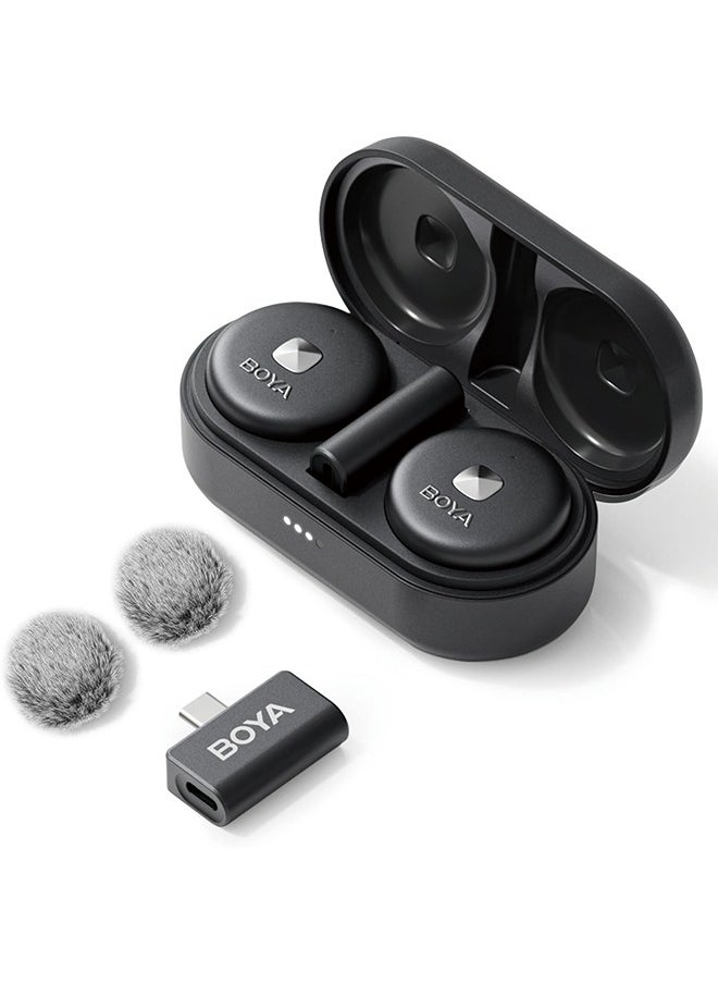 BOYA BOYA Wireless Lavalier Microphone for USB C Android Smartphone Clip on Microphone for Type C Tablet External Mini Lapel Mic for iPhone 15 for Podcast Video Recording YouTube Live Streaming Vlog Omic-U  - Image 1