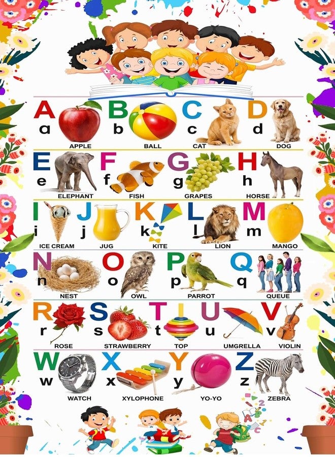 HomeBrew Multicolour Kids Alphabets Curtain||7feet|| Set of 1pc|| Digital Print Door Curtain|| Alphabet (A to Z) Print - Image 4