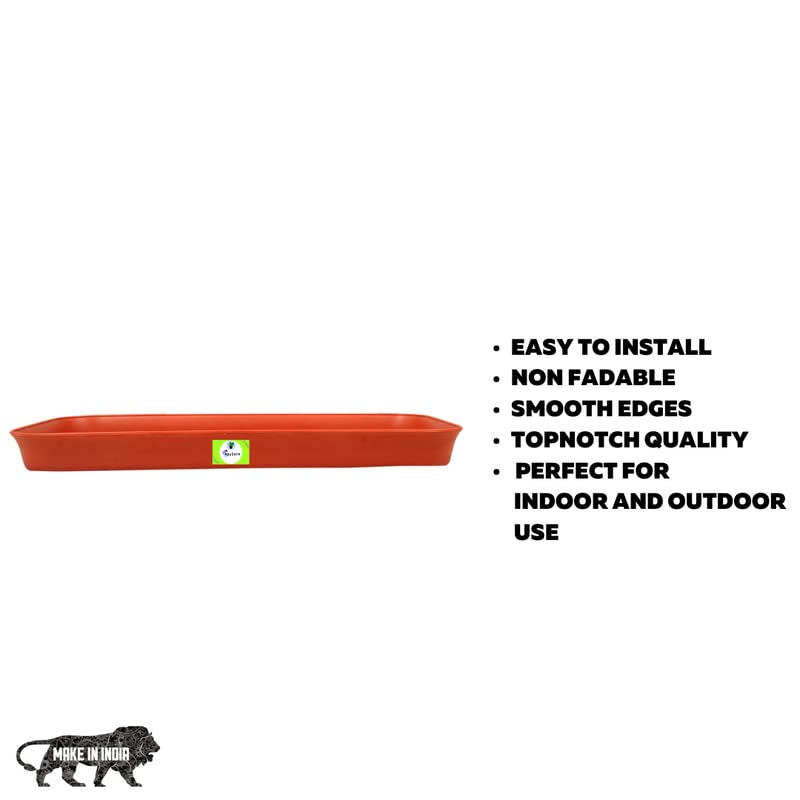 SPYLARK'S™ Square Planter/Saucer Base Plate/Dip Tray Suitable for 12inch Flower Pots(8.5inch)(Pack of 3) - Image 3