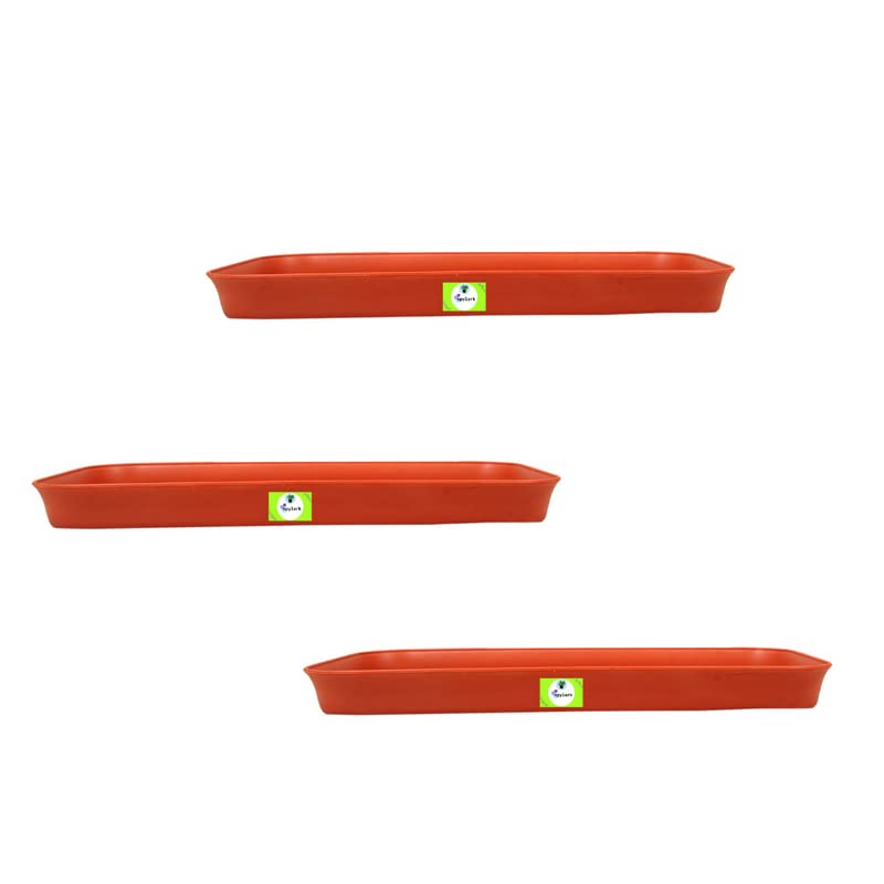 SPYLARK'S™ Square Planter/Saucer Base Plate/Dip Tray Suitable for 12inch Flower Pots(8.5inch)(Pack of 3) - Image 1