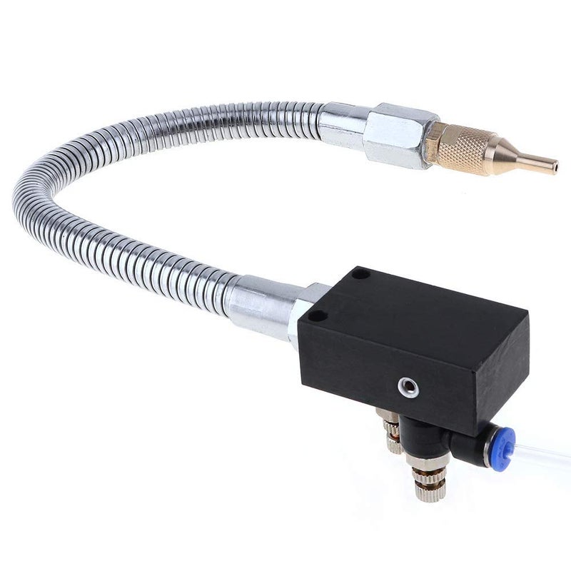 ChgImposs Mist Coolant Lubrication Spray System with Check Valve & Stainless Steel Nozzle, 1.5m Flexible Tube Cooling Kit for CNC Lathe Milling Drill Engraving Machine - Image 4