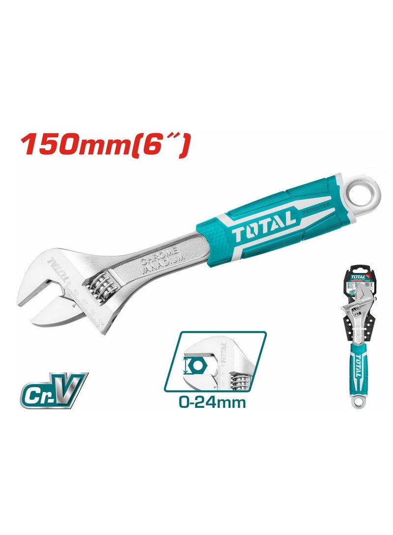 TOTAL Adjustable Wrench 6 Inch 150 MM - Image 2