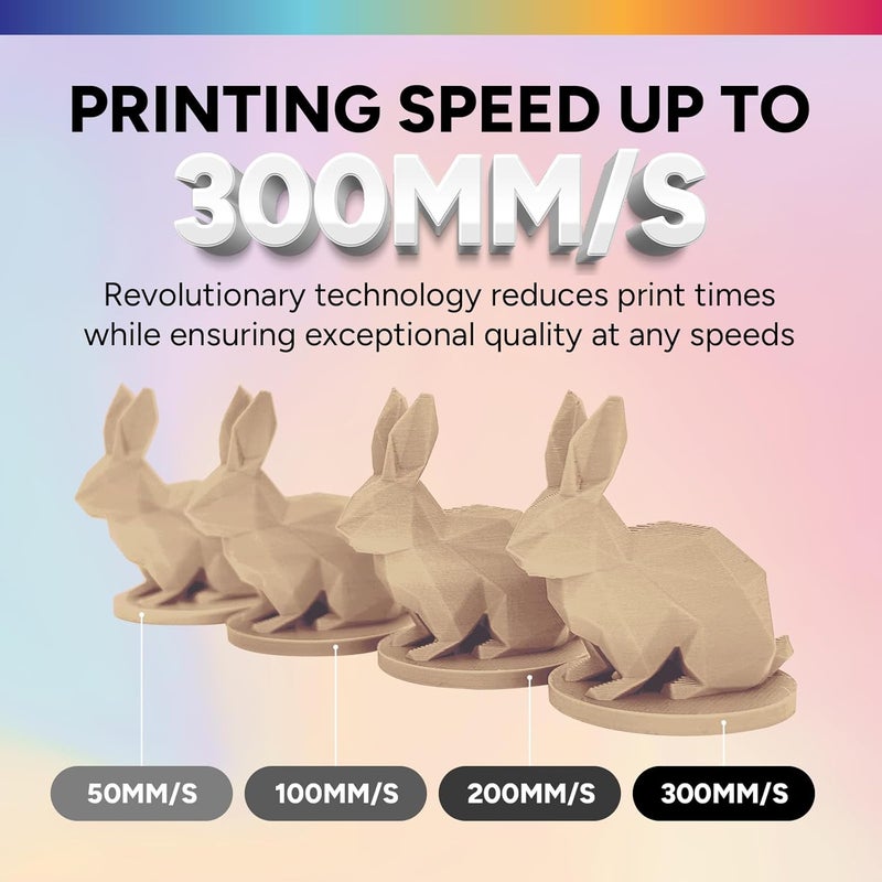 OVERTURE Matte PLA 3D Printer Filament 1.75mm, Matt Surface & Low Warping Filament 1kg Spool (2.2 lbs), Accuracy +/- 0.02 mm, Fit Most FDM Printers (Matte Skin) - Image 3