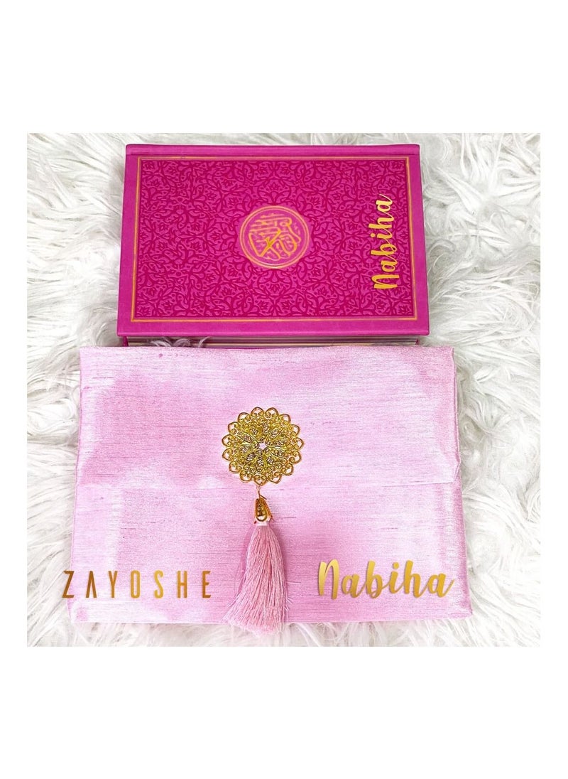 Rainbow Quran With Pouch  Dark Pink - pzsku/ZF4D8D623F2CCFF417CDAZ/45/_/1691087283/cd23bf2d-a00b-416f-b212-f21a3087e715