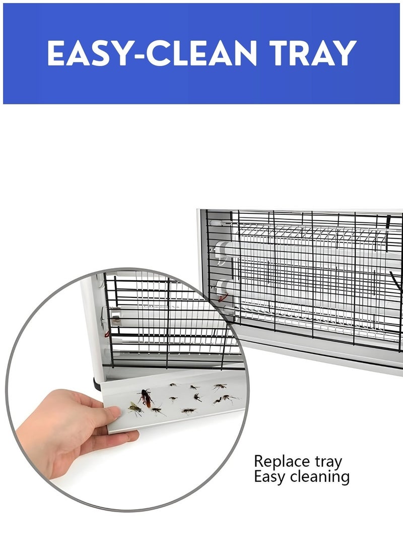 Zefzon Electric Bug Zapper & Mosquito Killer for Indoor Use | UV Light Insect Trap for Flies, Bugs & Moths | Safe Mesh Grid, Hanging Chain Included | Home & Commercial - Image 5