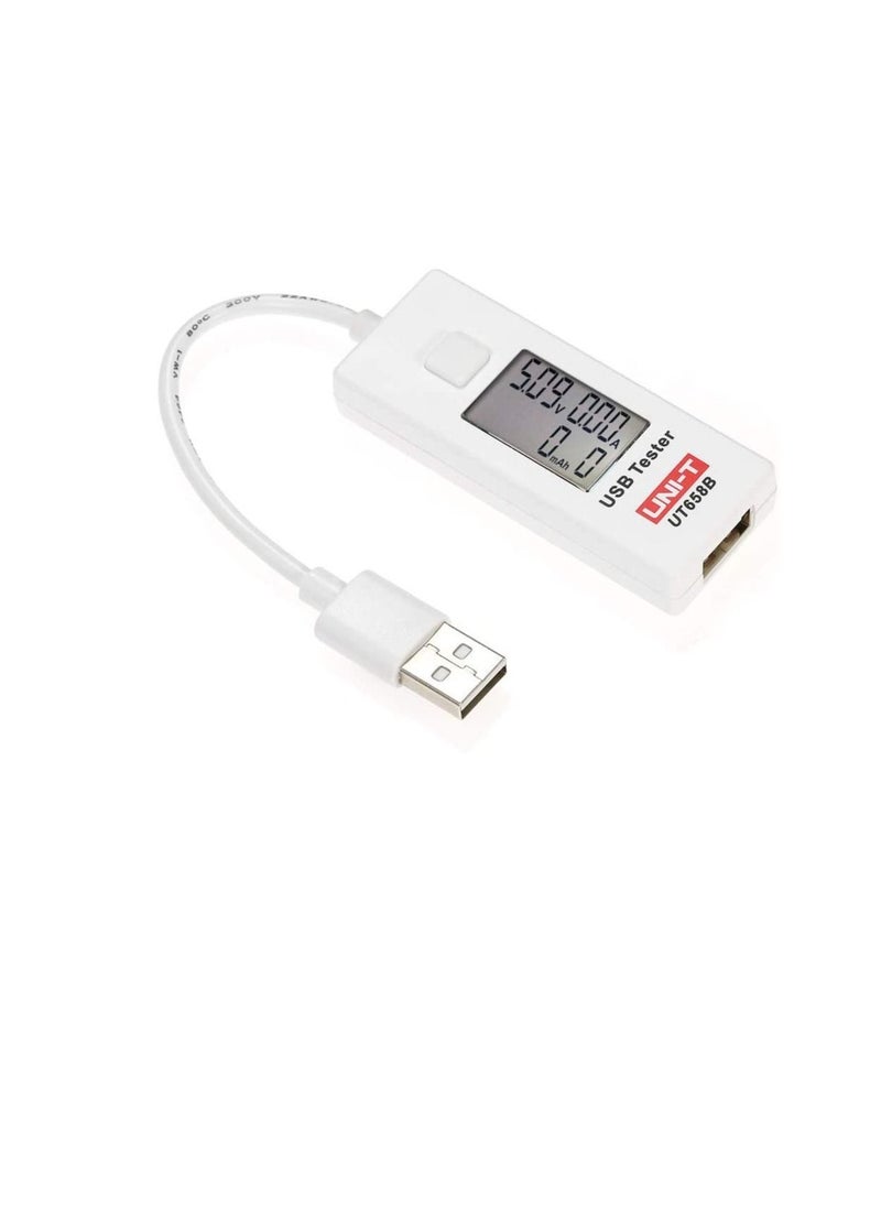 UNI-T walmeck UNI-T UT658B USB LCD Digital Voltage Current Meter U Disk Voltmeter Ameter Charging Capacity Tester DC3~9V 0~3.5A  - Image 1