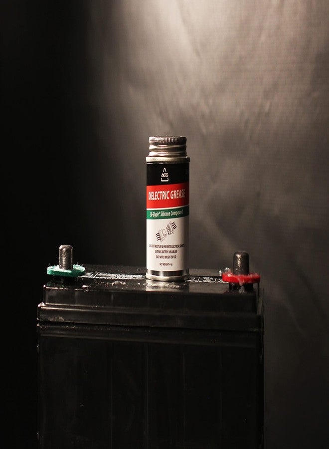 AGS Automotive Solutions Dielectric Silicone Grease Compound for All Electrical Components & Connectors - 4 oz Brush Top Can - Image 3