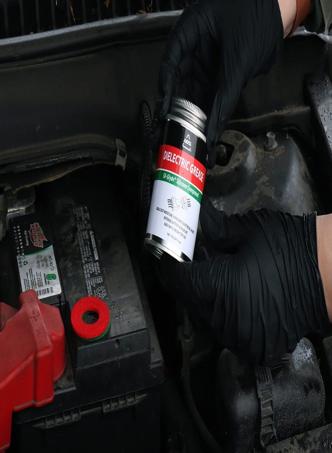 AGS Automotive Solutions Dielectric Silicone Grease Compound for All Electrical Components & Connectors - 4 oz Brush Top Can - Image 5