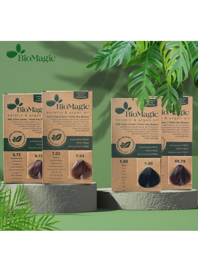 BIOMAGIC Biomagic Hair Color, 60 ml - 66/55 Deep Red  - Image 4