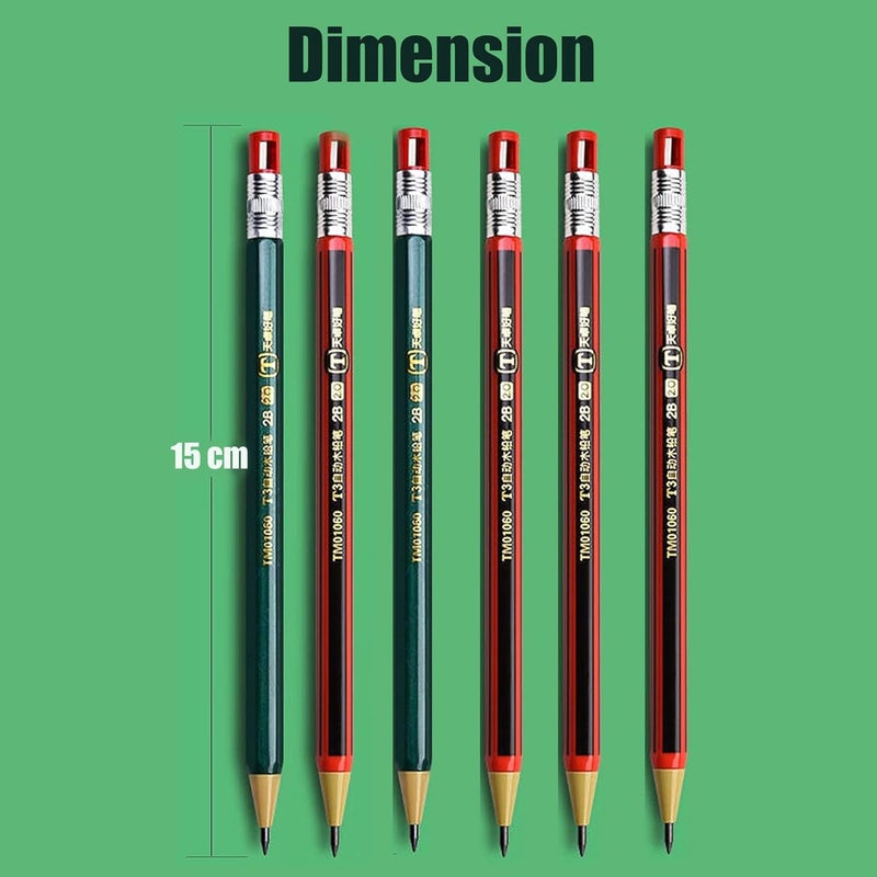 FunBlast Mechanical Pencil with Sharpener for Kids – Pre-Sharpened Pencils for Kids, Kawaii Pencil for Kid, Cute Pencils, Birthday Gift, Return Gift for Kid, Pencil for Drawing and Shading (12 Pcs) - Image 2