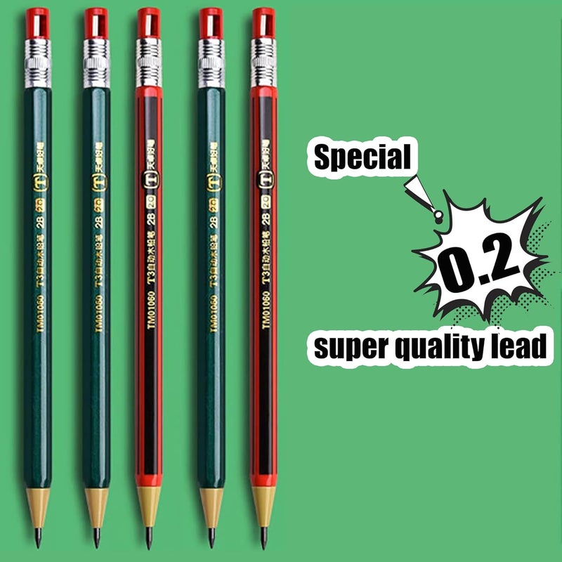 FunBlast Mechanical Pencil with Sharpener for Kids – Pre-Sharpened Pencils for Kids, Kawaii Pencil for Kid, Cute Pencils, Birthday Gift, Return Gift for Kid, Pencil for Drawing and Shading (12 Pcs) - Image 4