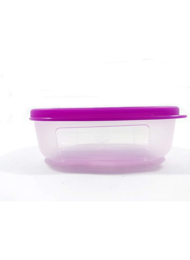 Tupperware حاوية بلاستيكية صغيرة من تابروير للتجميد، 110 مل (مجموعة من 2) مع منديل مجاني - Image 4