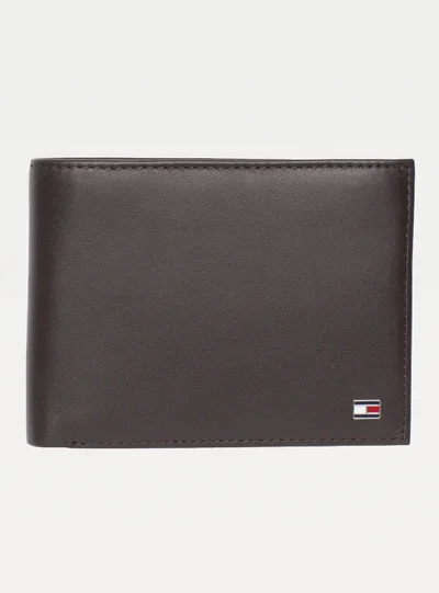 TOMMY HILFIGER Leather Flap Wallet
