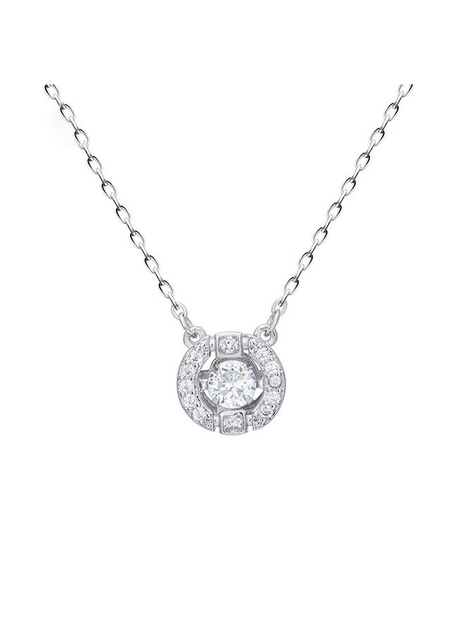 قلادة الزركون الذكية ، سلسلة الترقوة لصديقة الطالبة النسائية ، قلب نابض ، مزاج بسيط ، قلادة حلوة وطازجة - Image 1