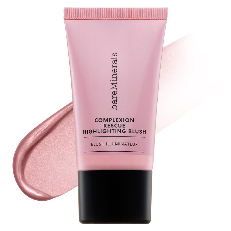 bareMinerals Complexion Rescue Highlighting Liquid Blush, Liquid Highlighter + Blush Hybrid, Buildable, Gel-Cream, Liquid Blush for Cheeks, All Day Wear, Vegan - Image 1