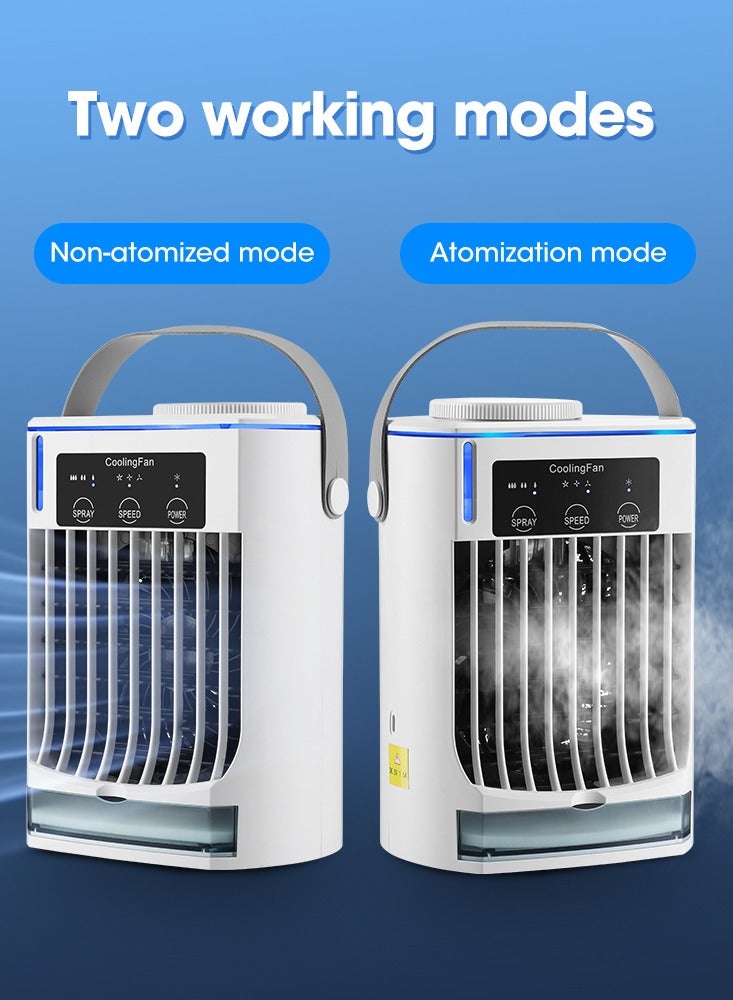 Joshberg Portable Air Conditioner, Evaporative Mini Air Cooler with Water Tank, 3 Adjustable Wind Speeds,Two Working Modes, Detachable Activated Carbon Filter, Personal Mini AC Unit for Bedroom Office - Image 4