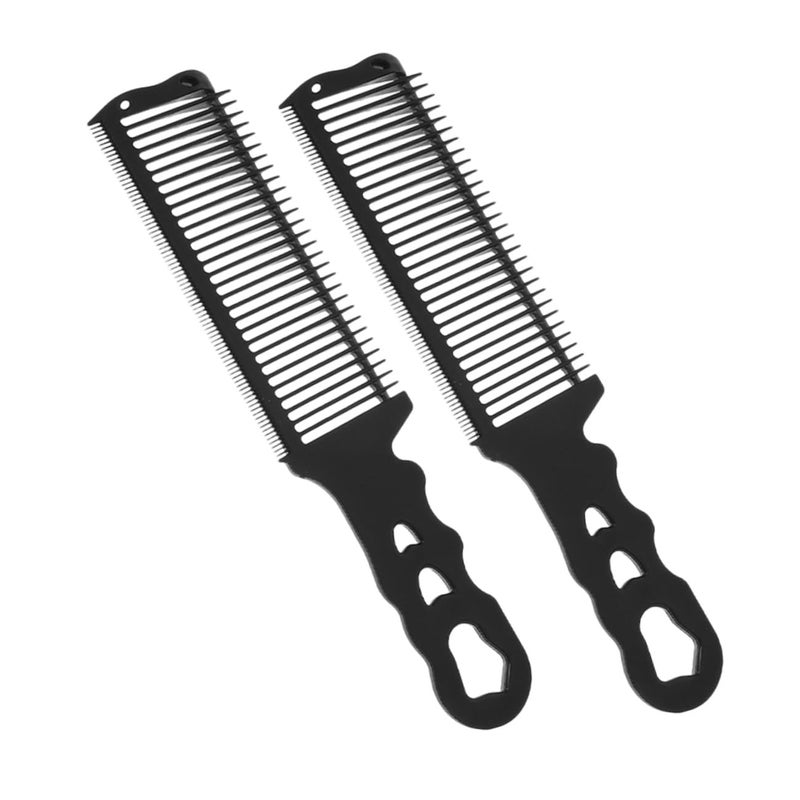 Professional Hair Cutting Combs 2 Pack Detangler Barber Styling Tools for Men - Image 2