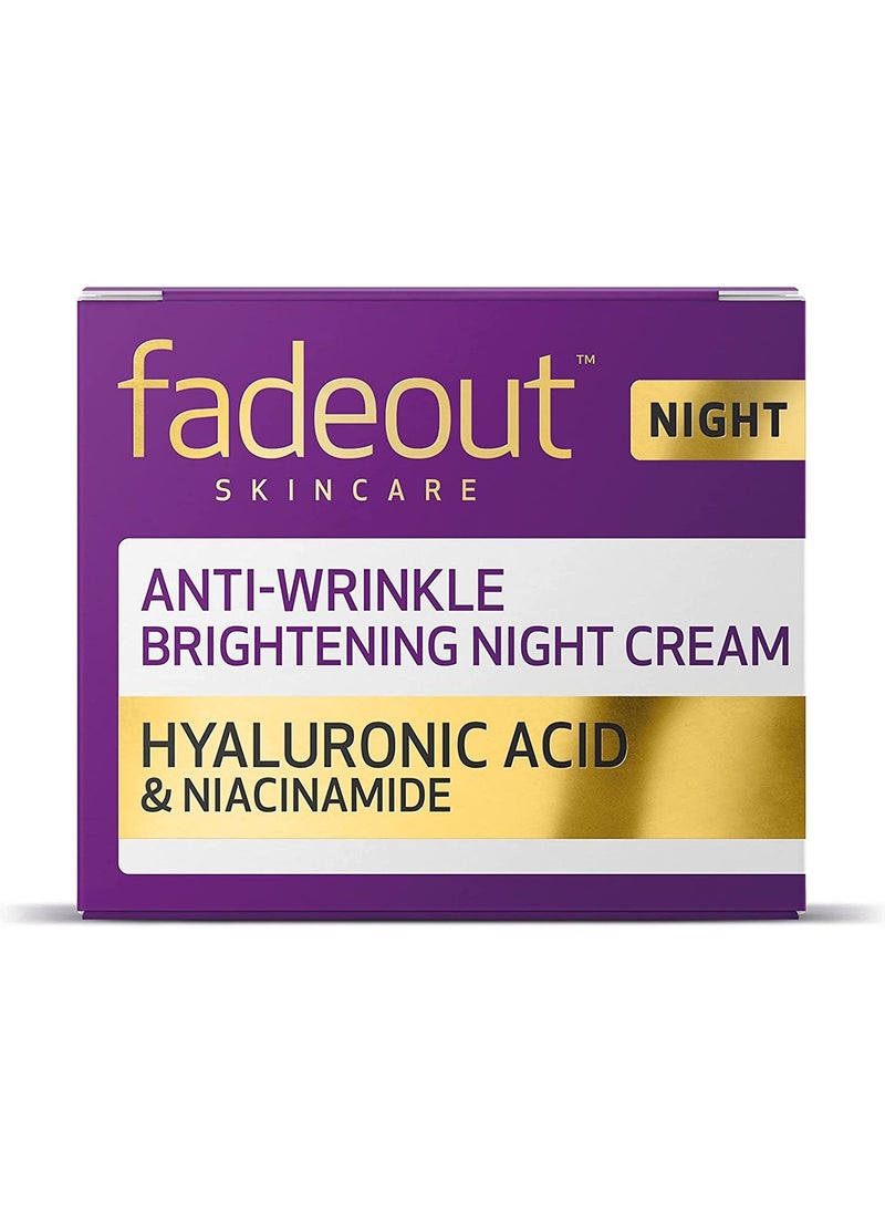 FADE OUT Fade Out Advanced Age Protection Even Skin Tone Night Cream 50ml  - Image 1