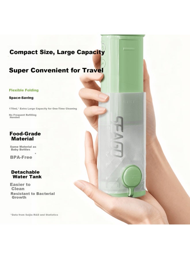 Seago Sg-8003 First Class Portable Oral Irrigator Frost Blue Dental Water Flosser Orthodontic Teeth Cleaning Device Women's Day Gift - Image 3