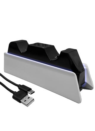 Beyond Basics Ps5, Ps5 slim, Ps5 Pro Controller Charger Dual sense Controller Charging Dock Station Fast Dual Charger Usb type C With Blue Light Led Indicator Gift - White. - pzsku/ZF4D9932E54C0F374AAF8Z/45/1746224292/da5ac13a-a401-439b-803e-4fc39cab94f4