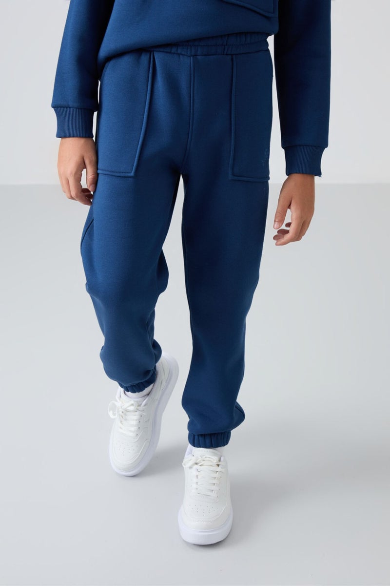 Tommy Life Parliament Cotton Thick Fluffy Soft Texture Standard Fit Printed Boy's Tracksuit - 11257  - Image 3