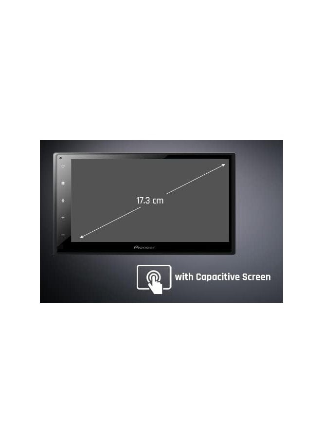 Pioneer - Pioneer DMH-A337BT 6.8 inch Capacitive Touch, Apple Carplay, Android Auto, Android Mirroring - Image 1