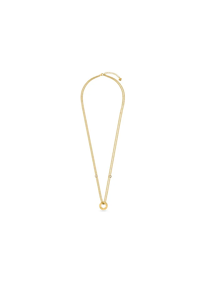 Guy Laroche Victoria Layered Gold Plated Necklaces for Women's