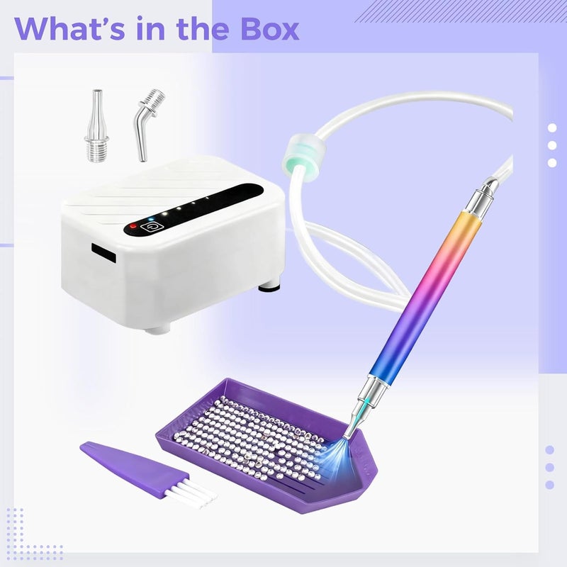 Electric Rhinestone Art Tool with USB Power & Vacuum - Image 4